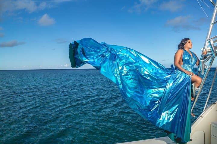 Montego Bay Flying Dress Photoshoot at Doctors Cave Beach photo 2