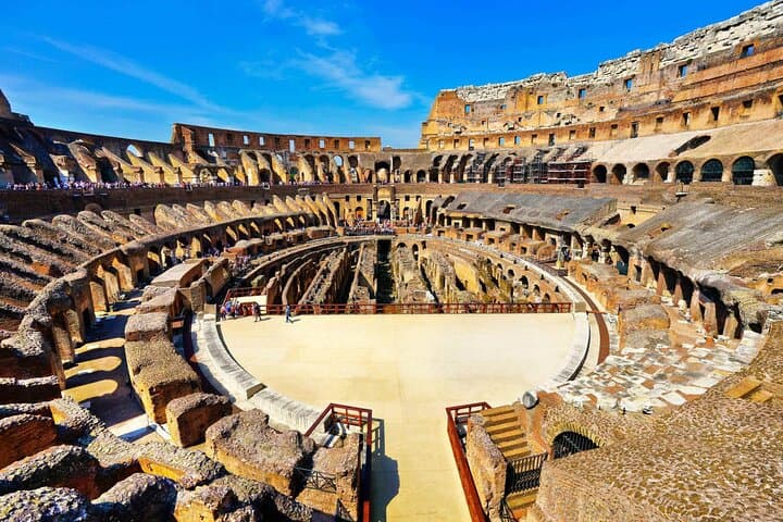 Inside the Colosseum Arena: Guided Tour of Colosseum, Palatine & Roman Forum