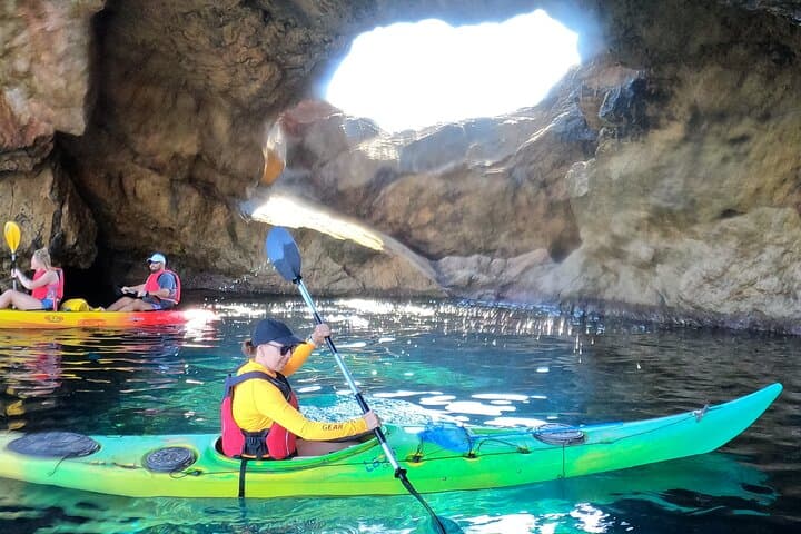 Sea Kayaking Mykonos: North Coast Coves & Snorkel Tour photo 3