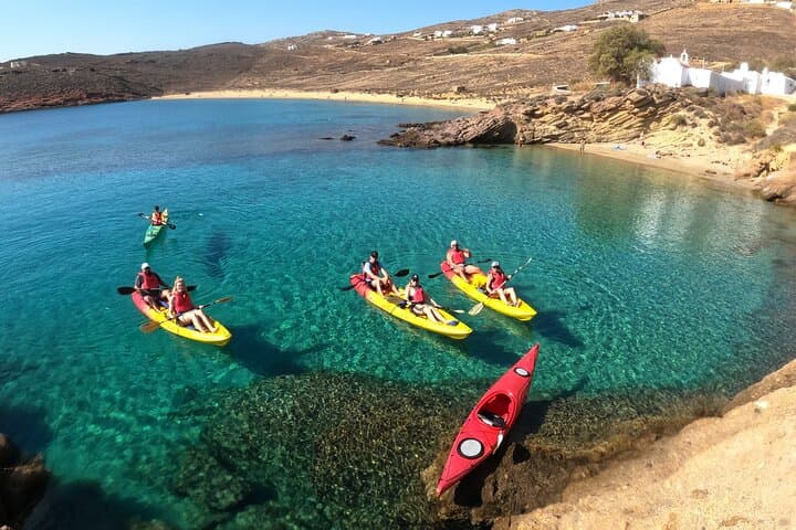 Sea Kayaking Mykonos: North Coast Coves & Snorkel Tour