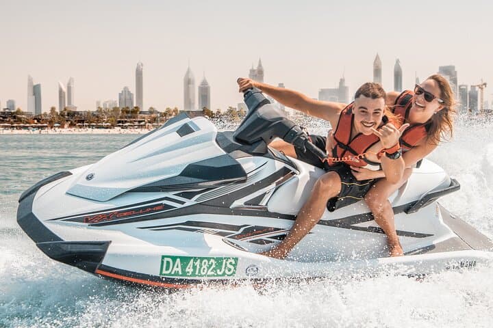 Dubai Marina Jet Ski Tour: High-Speed Views of Burj Al Arab, Palm Jumeirah & Atlantis