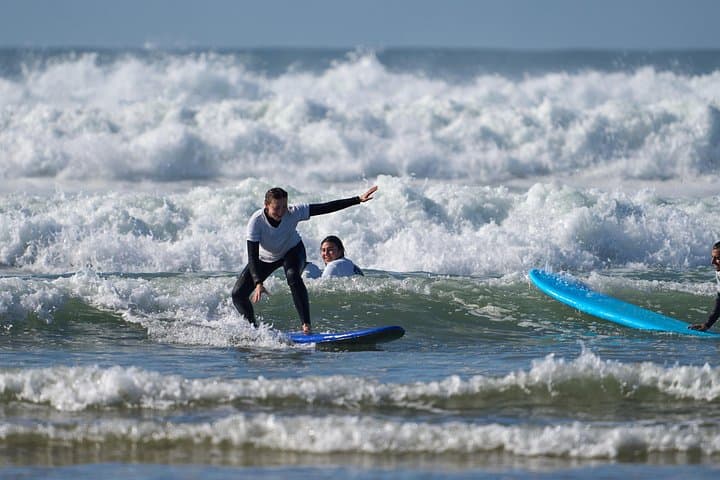 Group Surf Lesson in Costa da Caparica — Beginner Surfing with Local Instructors photo 5