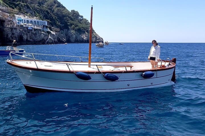 Half-Day Capri Gozzo Cruise: Limoncello, Blue Grotto & Faraglioni photo 3