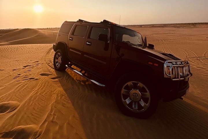 Private Hummer Morning Desert Safari in Abu Dhabi — Dune Bashing, Camel Farm & Sandboarding photo 3