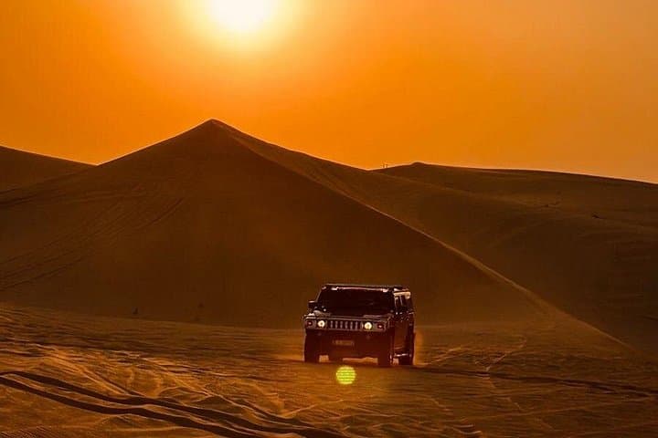 Private Hummer Morning Desert Safari in Abu Dhabi — Dune Bashing, Camel Farm & Sandboarding photo 1