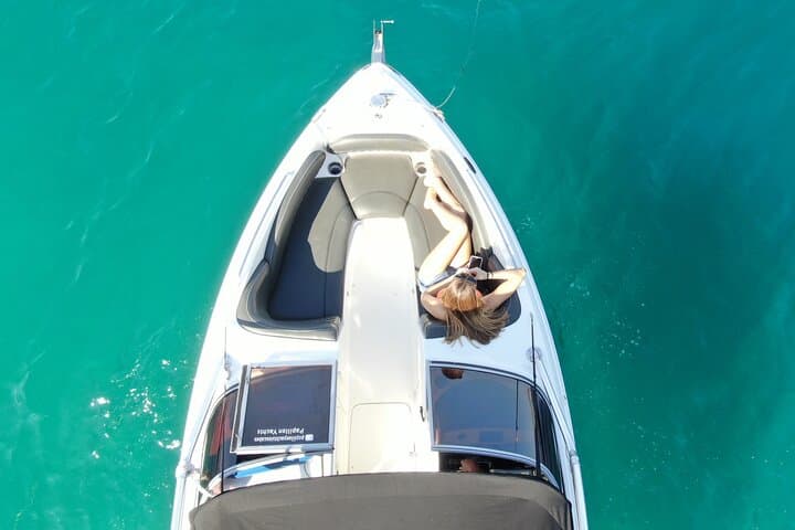 Yamaha 28ft Private Boat Rental in Cabo: Snorkel, El Arco & Whale Watching photo 5