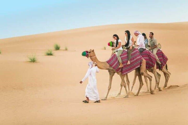 Dubai Desert Safari: Evening Dune Bashing, Camel Ride & Sandboarding Adventure photo 3