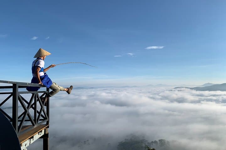 Cloud Hunting at Dawn in Da Lat: Sunrise, Cau Dat Tea Hill & Wind Turbines photo 6