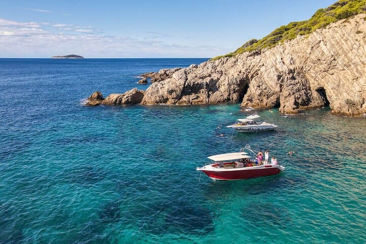 Blue Cave, Green Caves & Šunj Beach Speedboat Tour from Dubrovnik photo 4