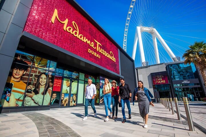 Madame Tussauds Dubai Tickets & Private Transfer on Bluewaters Island