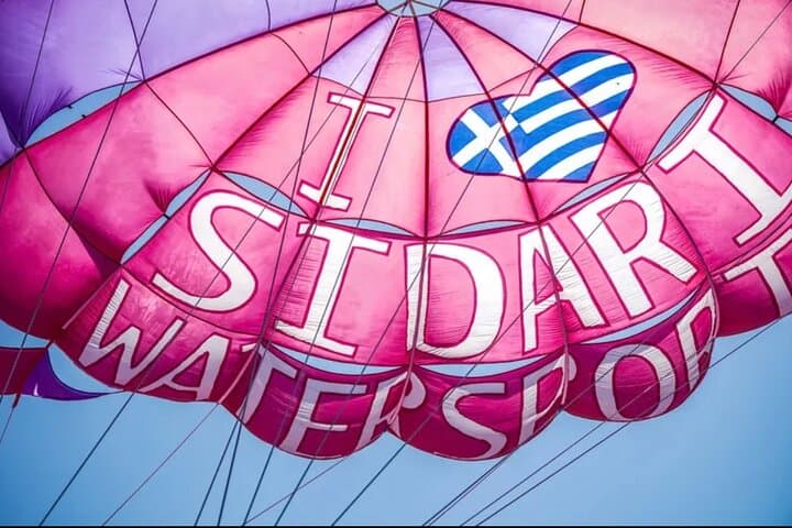 Solo Parasailing Over Sidari: Canal d'Amour Paraglide Experience in Corfu photo 2
