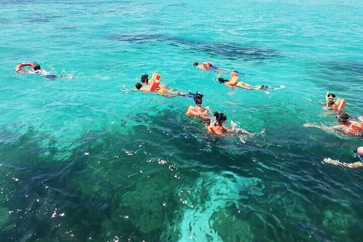 Private Catamaran to Isla Mujeres: Snorkel, Beach Club & Open Bar from Cancún photo 3