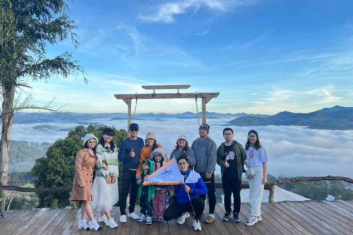 Cloud Hunting at Dawn in Da Lat: Sunrise, Cau Dat Tea Hill & Wind Turbines