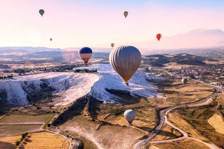 Sunrise Hot Air Balloon Over Pamukkale: Flight Above The White Terraces photo 2
