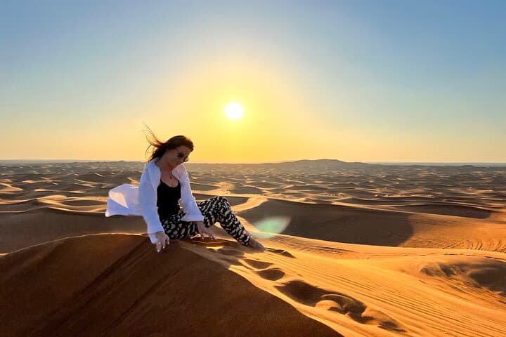 Dubai Desert Safari: Dune Bashing, Camel Ride, BBQ & Live Shows