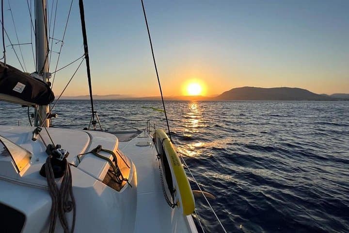 Private Catamaran Daytrip to Lindos & Blue Lagoon — Rhodes Luxury Cruise with Lunch photo 3