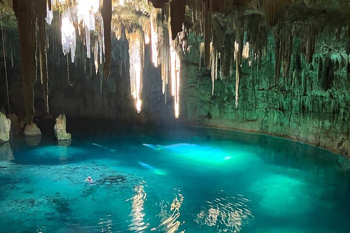 Cenotes Tour from Valladolid: Swim Underground Blue Caverns with Local Lunch photo 4