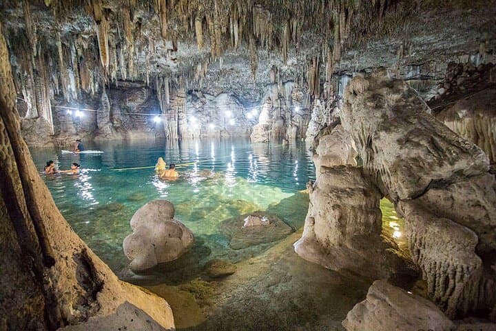 Cenotes Tour from Valladolid: Swim Underground Blue Caverns with Local Lunch photo 6