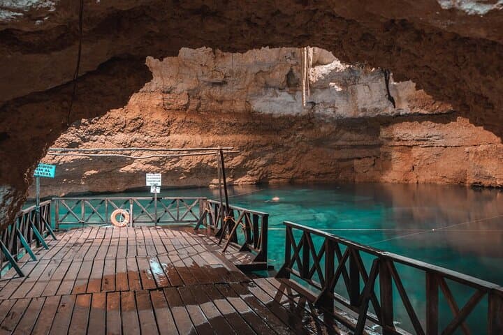 Sacred Waters: 3 Cenotes and a Hidden Lagoon Day Tour from Cancun