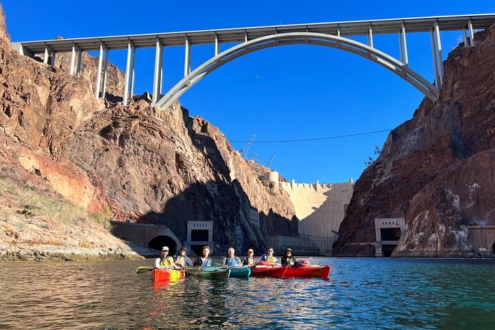 Colorado River Full-Day Kayak Tour: Black Canyon Hot Springs & Caves (12 mi)