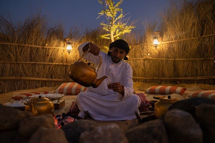 Evening at Al Khayma Desert Camp: Dubai BBQ, Camel Rides & Stargazing photo 6