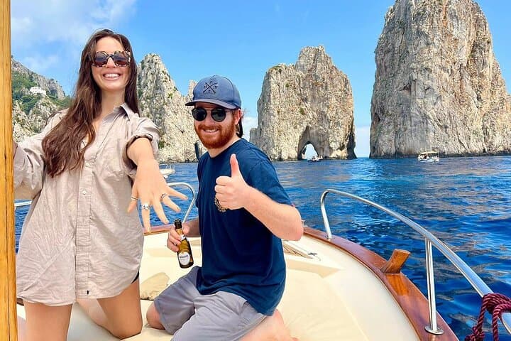 3-Hour Private Capri Boat Tour for Couples — Blue Grotto & Sea Coves photo 2