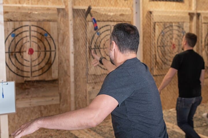 Axe Throwing in Barcelona: Viking-Style Targets, Mead & Urban Thrill photo 2