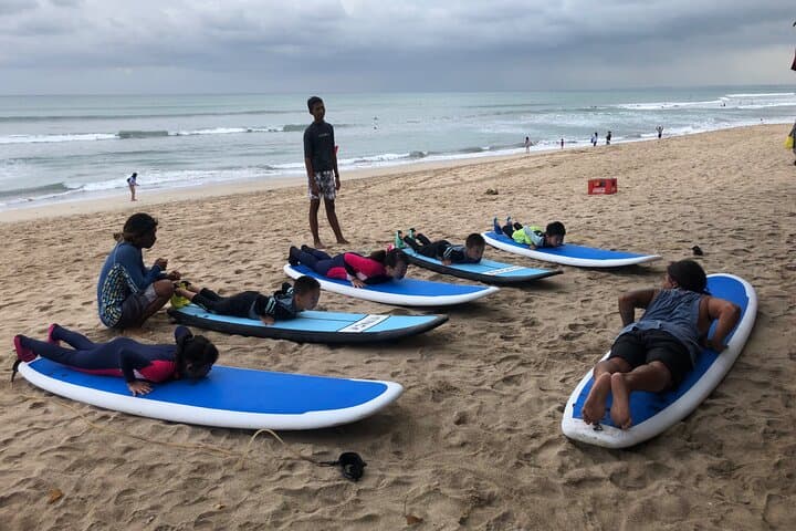 Kuta Beach Surf Lesson for Beginners and Intermediates — Private 1-on-1 Coaching
