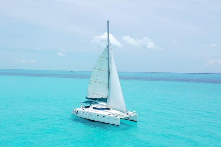 Private Catamaran to Isla Mujeres: Snorkel El Meco & MUSA From Cancun photo 3