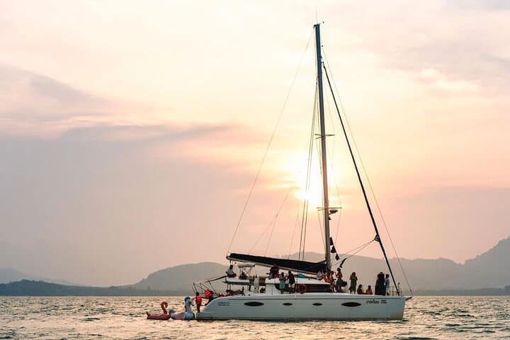 Private Catamaran Sunset Dinner Cruise from Chalong to Promthep Cape