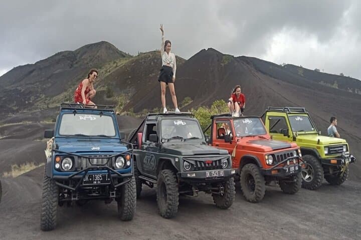 Mount Batur Sunrise Jeep Tour: Black Lava Fields & Caldera Views