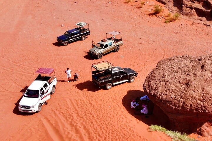 Full-Day Private Jeep Tour in Wadi Rum: Red Dunes, Canyons & Lawrence's Spring photo 3