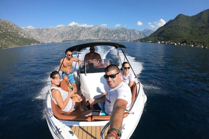 Kotor Bay Speedboat to the Blue Cave: 3-Hour Tour with WiFi & Drinks