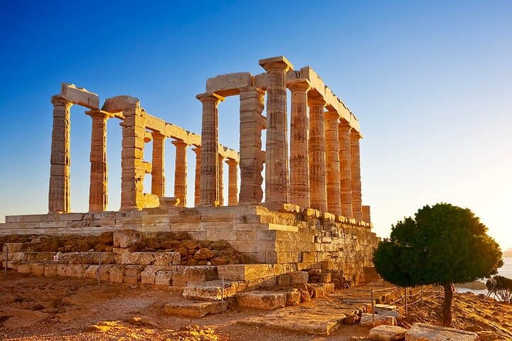 Athenian Riviera & Cape Sounio Private Day Tour — Beaches, Thermal Lake and Temple of Poseidon