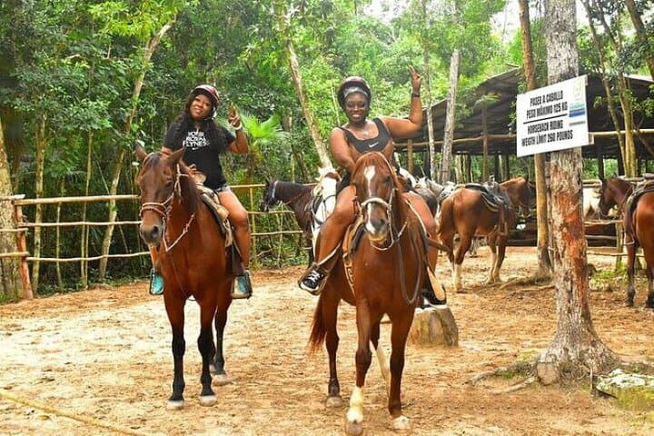 Half-Day Horseback Riding and Cenote Swim in Tulum Jungle
