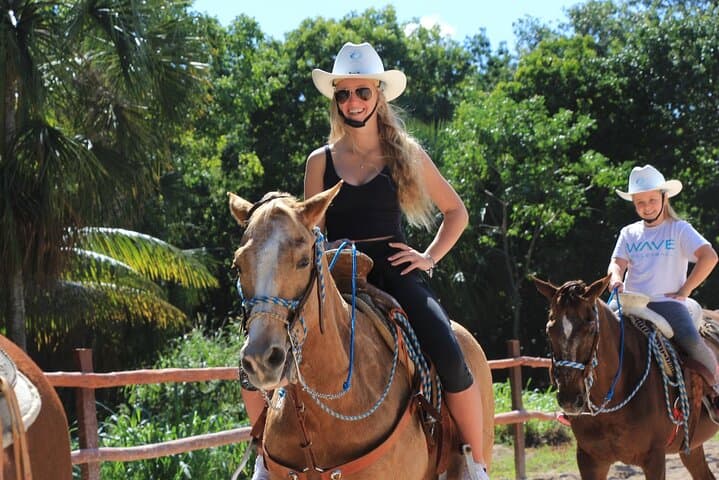 Half-Day Horseback Riding and Cenote Swim in Tulum Jungle photo 2