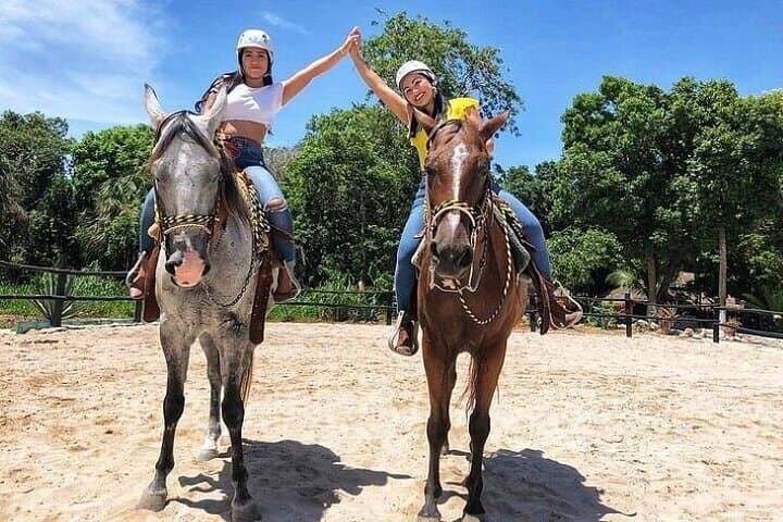 Half-Day Horseback Riding and Cenote Swim in Tulum Jungle photo 5
