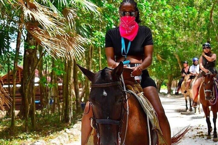 Half-Day Horseback Riding and Cenote Swim in Tulum Jungle photo 6