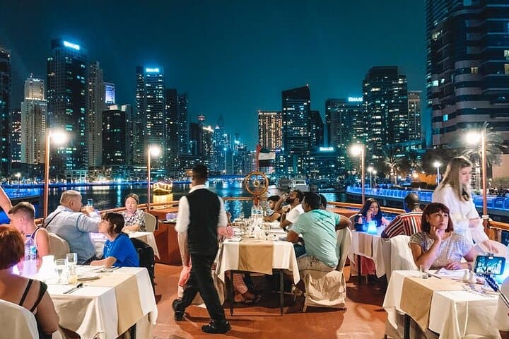 Dubai Marina Luxury Dinner Cruise: Evening Buffet, Live Entertainment & Skyline Views photo 3