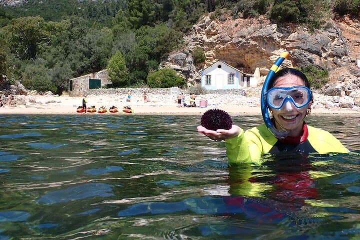 Kayak and Snorkeling Adventure in Arrabida: Portinho da Arrábida & Luiz Saldanha Marine Park photo 4