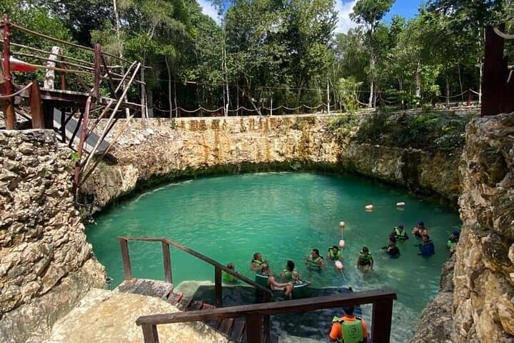 Shared ATV, Zipline & Cenote Adventure from Cancun photo 2