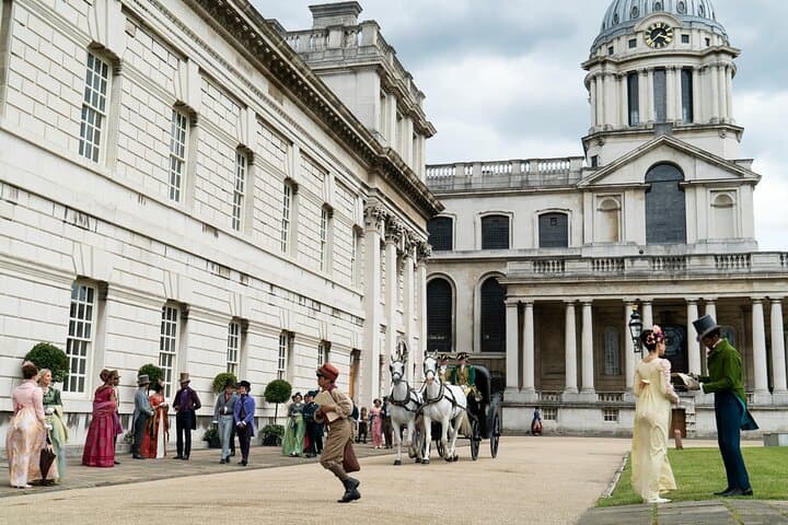 Private Bridgerton Walking Tour of Greenwich, London — Film Locations & Old Royal Naval College