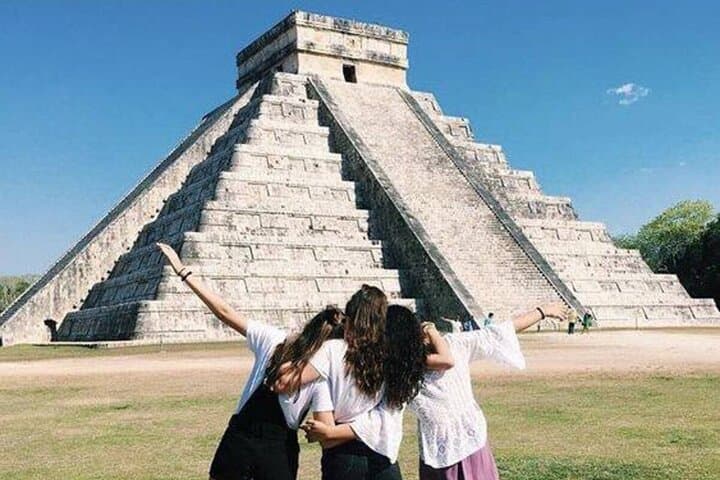 Day Trip to Chichén Itzá, Izamal & Valladolid from Mérida — Cenote Swim Included