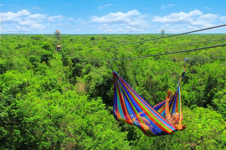 Mayan Jungle Zipline & ATV Adventure with Cenote Swim from Tulum