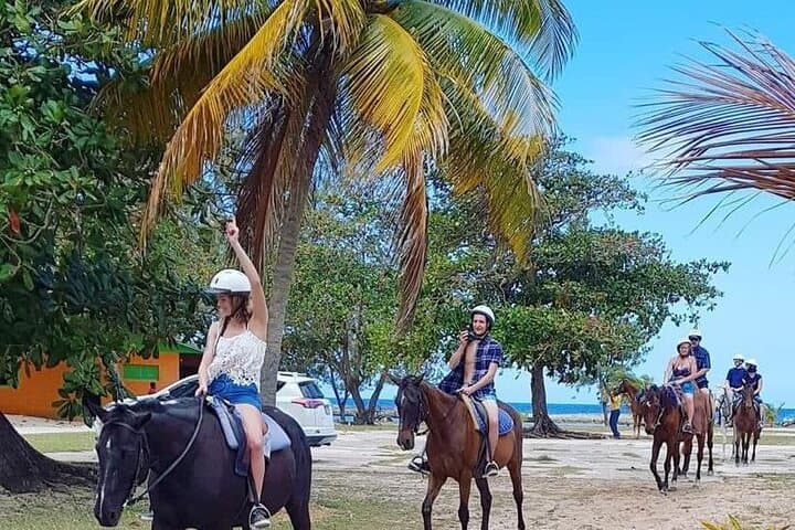 Rio Bueno Beach Horseback Riding and Tubing — Ride From Trail to Sea photo 3