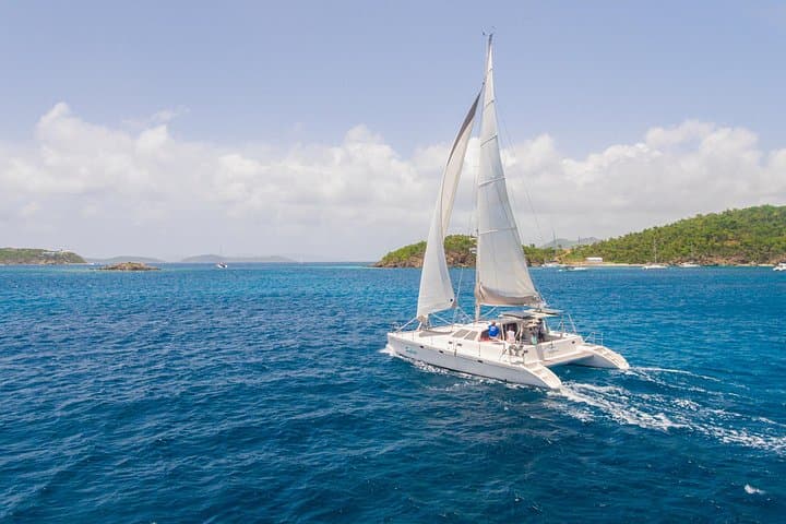 Half-Day Private Catamaran Sail and Snorkel to St John National Park