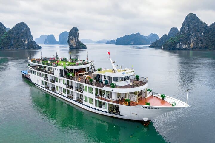 Halong Verdure Grandeur: 2-Day Luxury Overnight Cruise from Hanoi photo 1