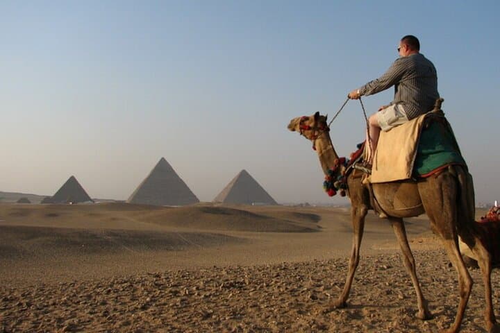 Sunrise and Sunset Camel Ride at the Giza Pyramids — With Transfers