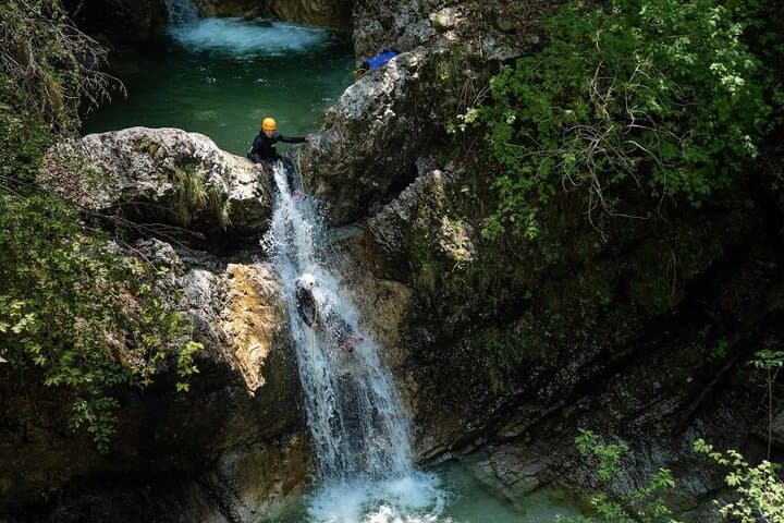 Canyoning in Fratarica: Soca Valley Gorge, Jumps & 50m Waterfall photo 2