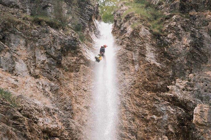 Canyoning in Fratarica: Soca Valley Gorge, Jumps & 50m Waterfall photo 6